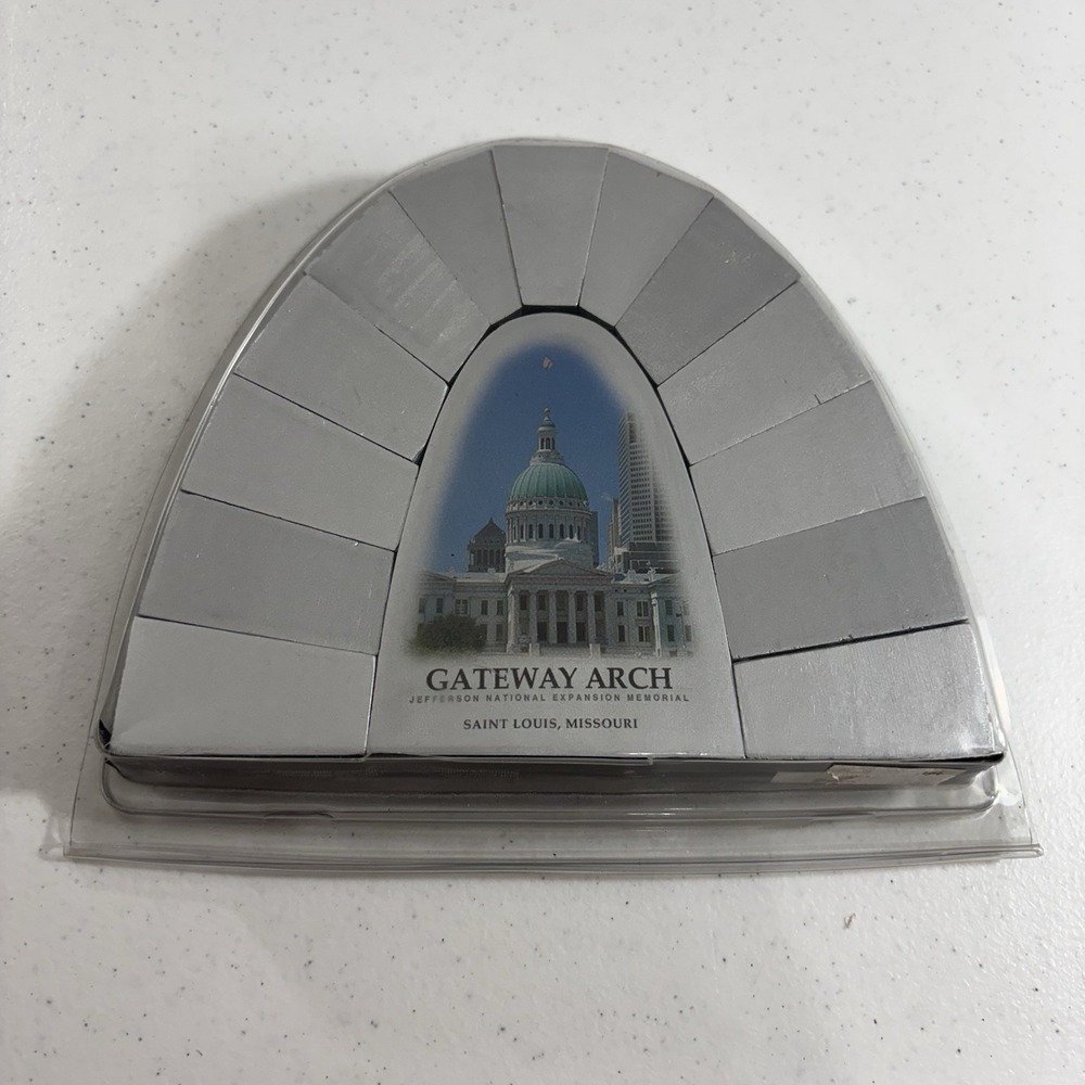 Gateway Arch St Louis Jefferson National Memorial Wood Wooden Building Blocks